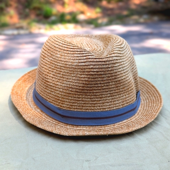Chapeau Bowler En Paille Goorin Bros - Taille M Modèle 838 Vintage Pour Femme